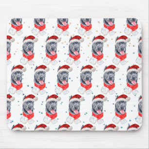 Cane Corso Dog Breed Christmas Stars Mouse Pad