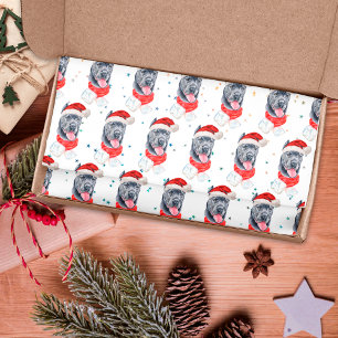 Cane Corso Dog Breed Christmas Stars Tissue Paper