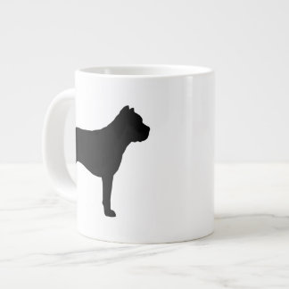 Cane Corso Dog Breed Silhouettes Large Coffee Mug