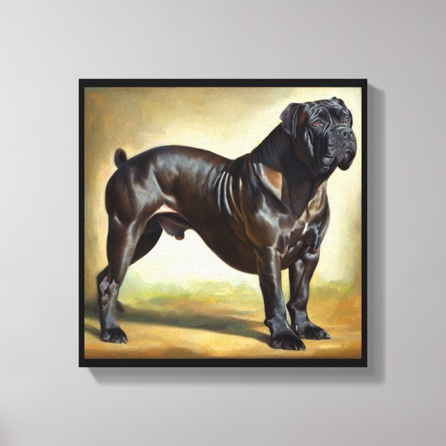 Cane Corso Dog Canvas Print (Front)
