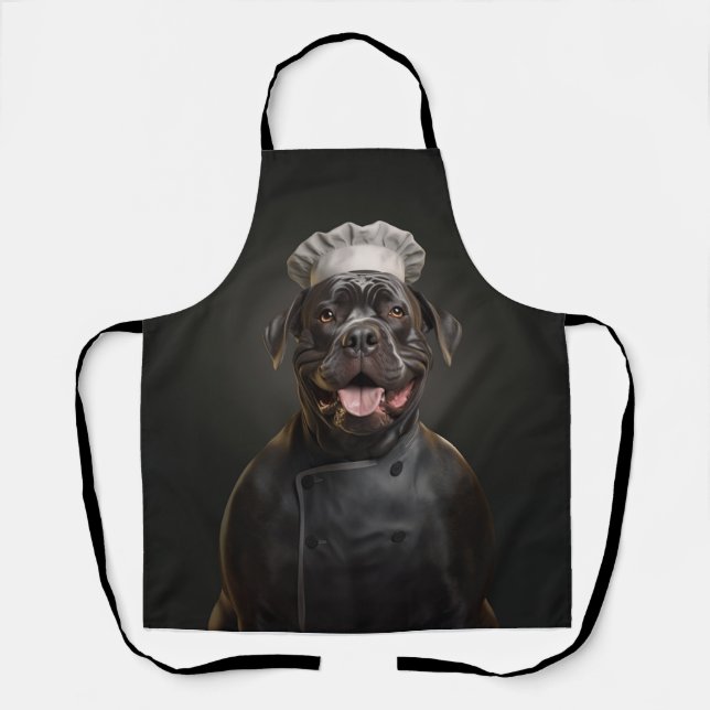 Cane Corso Dog Chef Apron (Front)