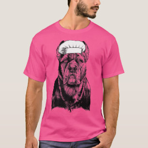 Cane Corso Dog Cook Chef Italian Mastiff Funny Coo T-Shirt