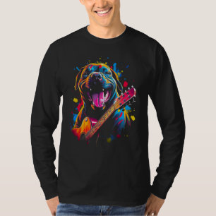 Cane Corso Dog Guitar T-Shirt
