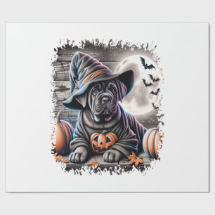 Cane Corso Dog Halloween Wrapping Paper