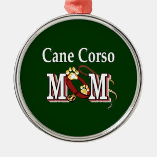 Cane Corso Dog Mum Metal Tree Decoration