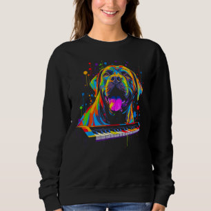 Cane Corso Dog Piano Sweatshirt