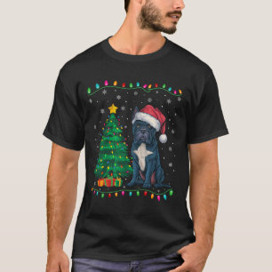 Cane Corso Dog Santa Hat Men Women Kids Xmas Tree T-Shirt