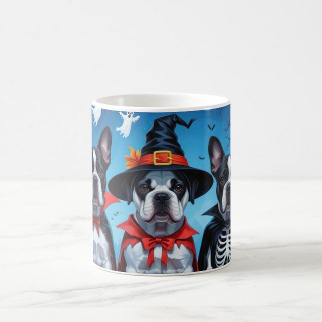 Cane Corso Dogs Pumpkin Halloween Funny Coffee Mug (Center)