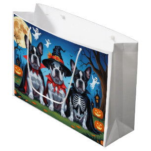 Cane Corso Dogs Pumpkin Halloween Funny Large Gift Bag