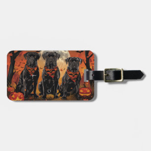 Cane Corso Halloween Spooky Luggage Tag