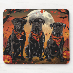 Cane Corso Halloween Spooky Mouse Pad