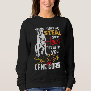 Cane Corso Heart Bed Sofa  Saying Sweatshirt