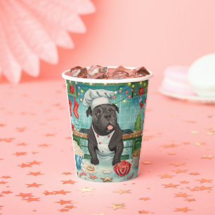 Cane Corso Holiday Baking: Festive Christmas Paper Cups