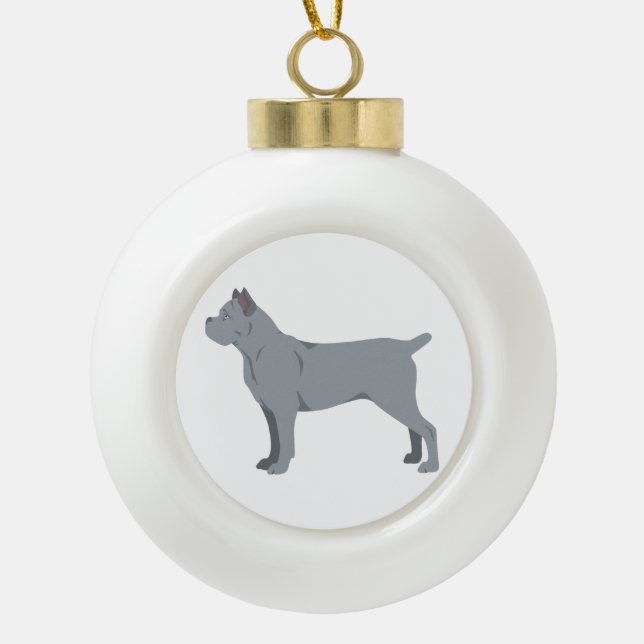 Cane Corso, Italian mastiff Christmas Ornament (Front)