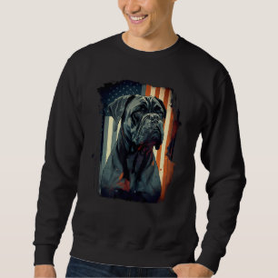 Cane Corso Italian Mastiff Dog Patriotic USA Ameri Sweatshirt
