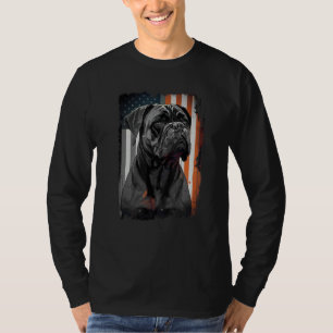 Cane Corso Italian Mastiff Dog Patriotic USA Ameri T-Shirt