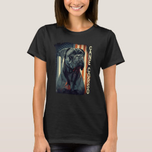 Cane Corso Italian Mastiff Dog Patriotic USA Ameri T-Shirt