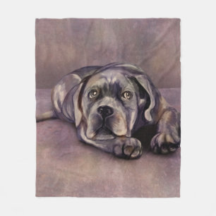 Cane Corso - Italian Mastiff Puppy Fleece Blanket