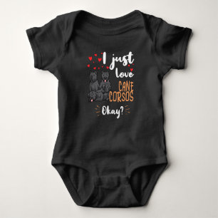 Cane Corso Italiano Baby Bodysuit