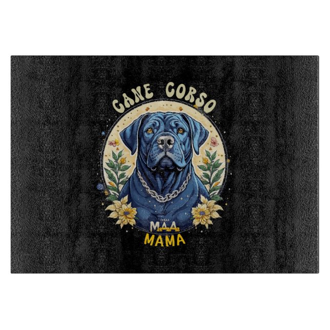 Cane Corso Mama Cutting Board (Front)