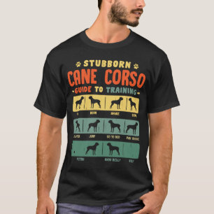Cane Corso Mama Papa Stork Headed Vintage Knitting T-Shirt