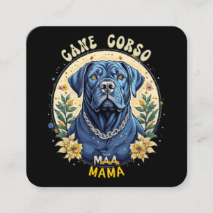 Cane Corso Mama Square Business Card
