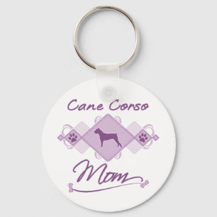 Cane Corso Mum Key Ring