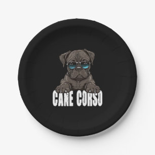 Cane Corso Puppy for a Cane Corso owner Paper Plate