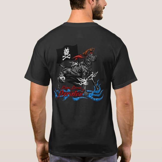 Cane Corso The Pirates Ship's Master T-Shirt (Back)