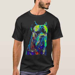 Cane Corso Watercolor Dog Head T-Shirt