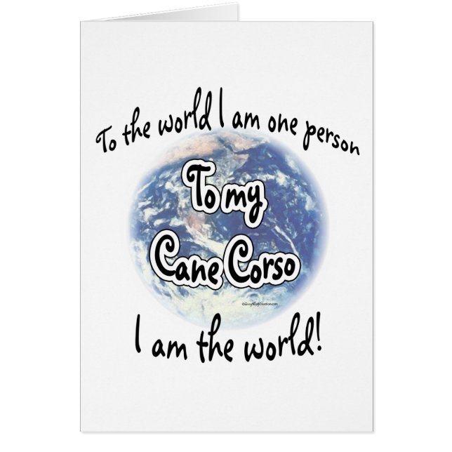 Cane Corso World 2 (Front)