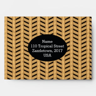 Cane wicker parquet envelope