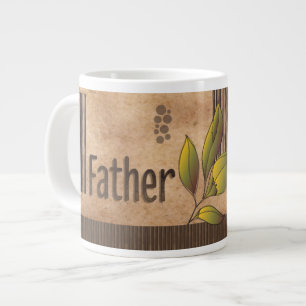 Caneca De Café Grande FATHER Vintage Large Coffee Mug