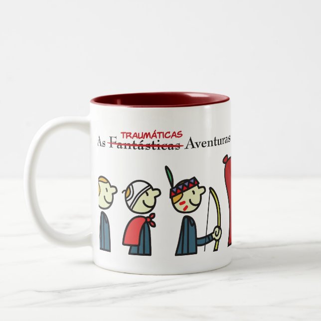 Caneca Fantasias of the Son of Freud Two-Tone Coffee Mug (Left)
