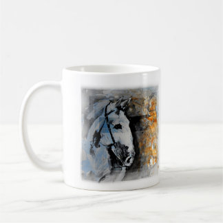 Caneca Horse Painting Coffee Mug