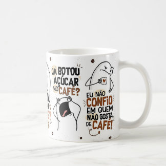 Caneca Memes Engraçados em Português Humor Coffee Mug