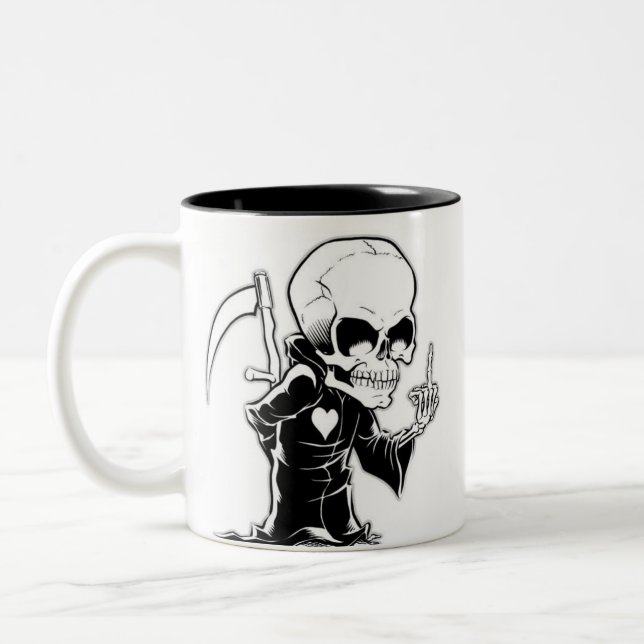 Caneca Morte Two-Tone Coffee Mug (Left)