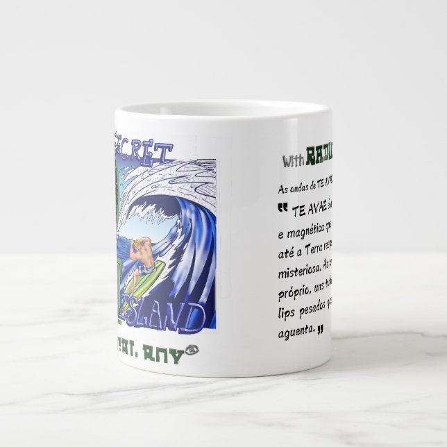 Caneca Te AVAE Jumbo "Strong Emotions" Large Coffee Mug (Front)