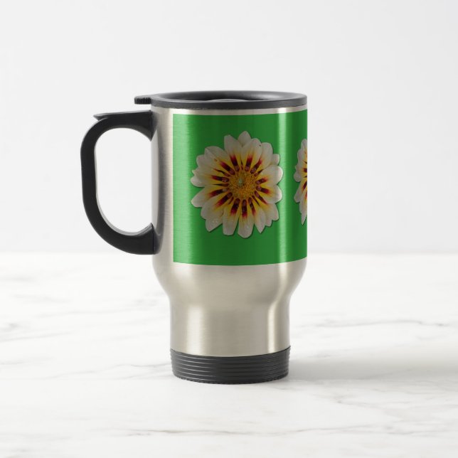 Caneca with Flor Minimalist Travel Mug (Left)