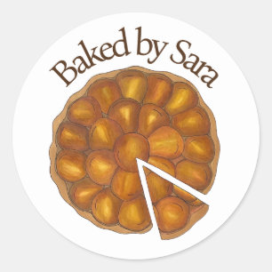 Canelé French Pastry Chef Baked By Homemade Baking Classic Round Sticker