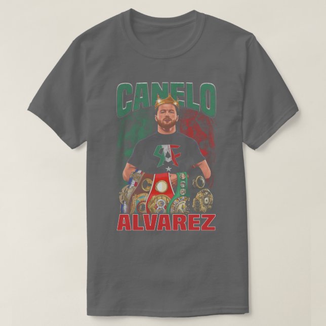 Canelo Alvarez Boxing King T-Shirt (Design Front)
