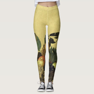 Canestra di frutta (Basket of Fruit) Caravaggio Leggings