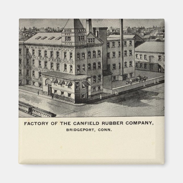 Canfield Rubber Co Magnet (Front)
