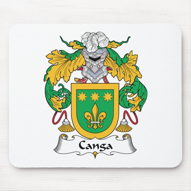 Canga Family Crest Mouse Pad (Front)