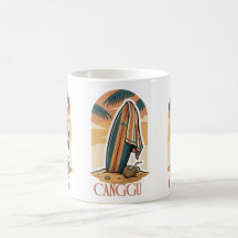 Canggu Sunset Surf – Vintage Tropical Beach Vibes