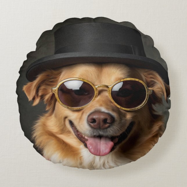 Caniche Round Cushion (Front)