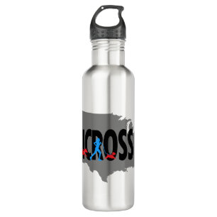 Canicross USA Map Water Bottle