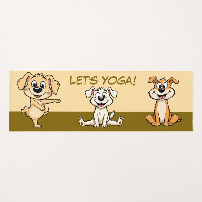  Canine Calm Yoga Mat (Front (Horizontal))
