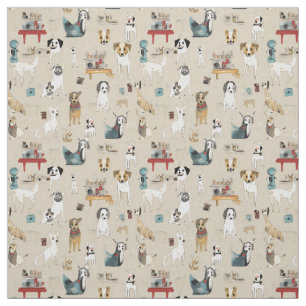 Canine Capers: Whimsy Dog Fabric