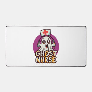 Canine Care on Halloween One Spooky Nurse Dog   Desk Mat